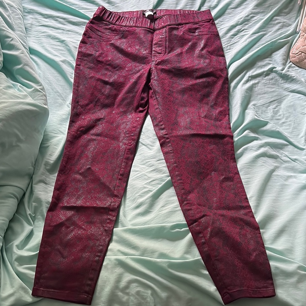 Stylish Burgundy Pants